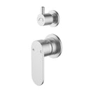 Sora Wall Mixer With Diverter Trim Kit Stainless Steel PLB3002-TK-SS