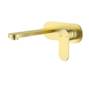 Sora Wall Basin Mixer Trim Kit With Body 200mm Brushed Gold PLB3003-TK-BG