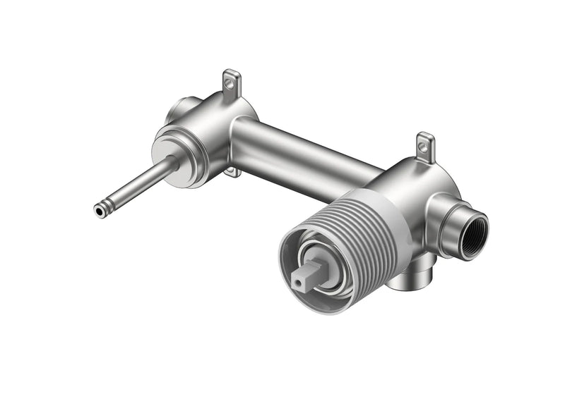 Wall Basin Mixer Trim Kits With Separate Back Plate Chrome PLB3004-TK-PC