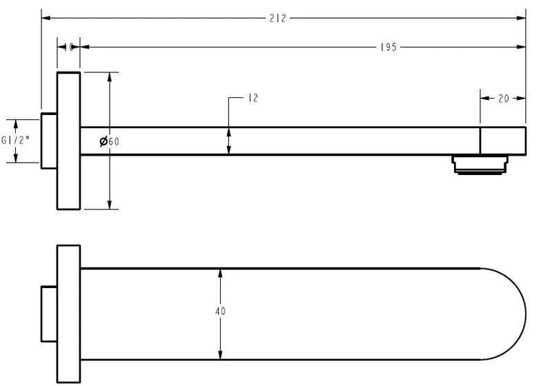 Sora Basin/Bath Spout Chrome PLB8001PC