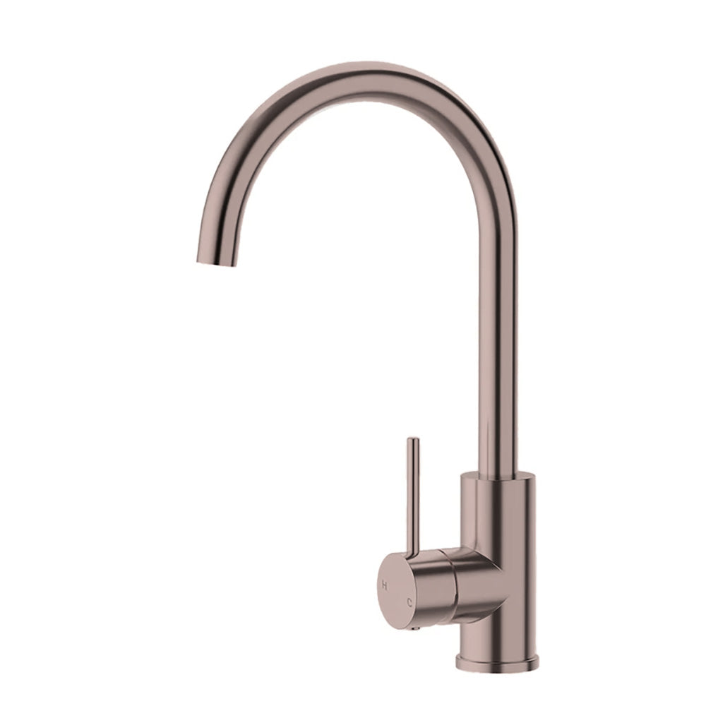 Otus Slimline Stainless Steel Sink Mixer Brush Bronze - PLC1001SS-BB - Bathroom Hub
