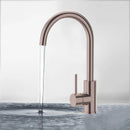 Otus Slimline Stainless Steel Sink Mixer Brush Bronze - PLC1001SS-BB - Bathroom Hub