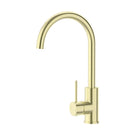 Otus Slimline Stainless Steel Sink Mixer French Gold - PLC1001SS-FG - Bathroom Hub