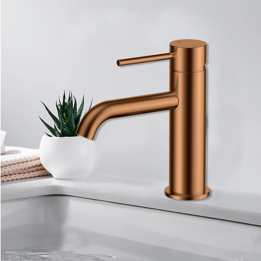Otus Slimline SS Basin Brush Copper - PLC2001SS-BC - Bathroom Hub