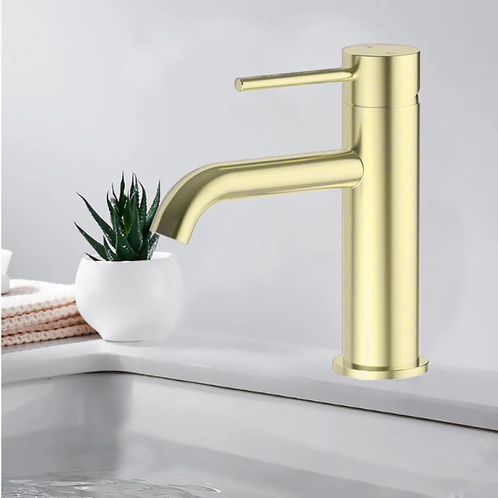 Otus Slimline SS Basin French Gold - PLC2001SS-FG - Bathroom Hub
