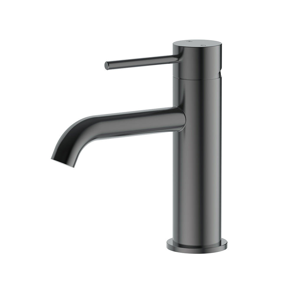 Otus Slimline SS Basin Mixer Gun Metal - PLC2001SS-GM - Bathroom Hub