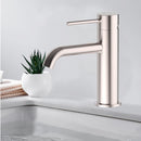 Otus Slimline SS Basin Mixer Curved Spout - PLC2001SS