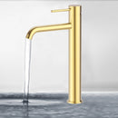 Otus Slimline SS Highrise Basin Mixer Brushed Gold PLC2002SS-BG