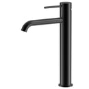 Otus Slimline SS Highrise Basin Mixer Matte Black PLC2002SS-MB