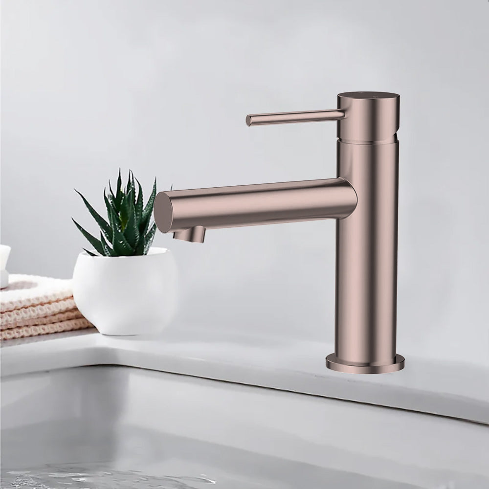 Otus Slimline SS Basin Mixer in Brush Bronze - PLC2003SS-BB - Bathroom Hub