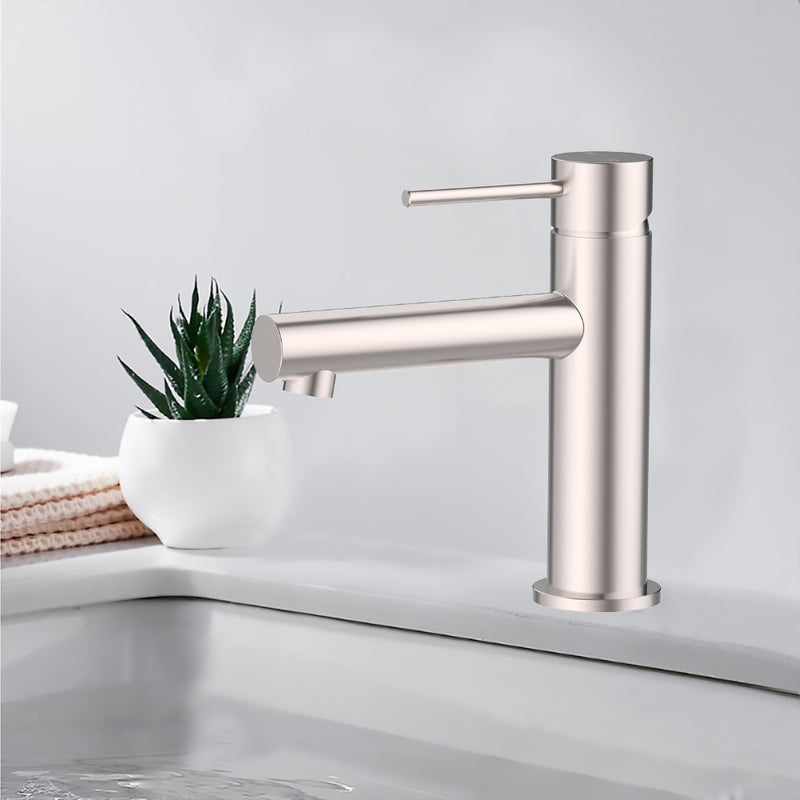 Otus Slimline Basin Mixer Brushed Nickel PLC2003SS