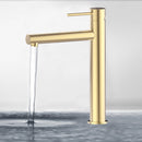 Otus Slimline SS Highrise Basin Mixer Brushed Gold - PLC2004SS-BG