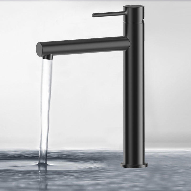 Otus Slimline SS Highrise Basin Mixer Matt Black