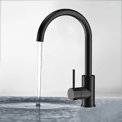Otus Slimline Basin Mixer Matt Black PLC2005SS-MB - Bathroom Hub