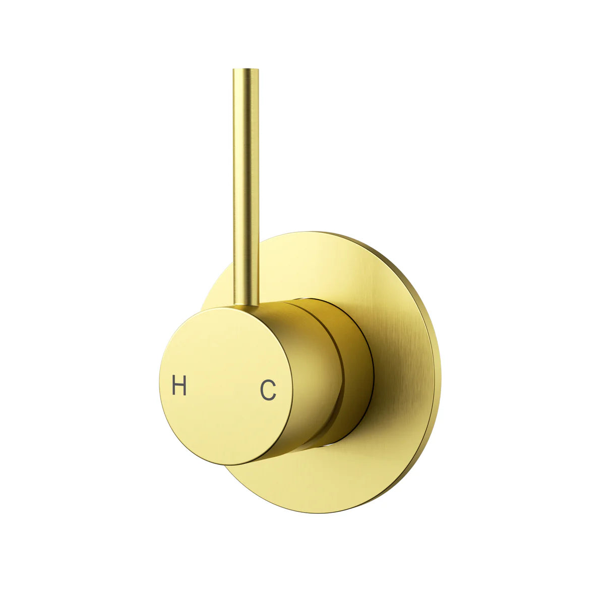 Otus Slimline Wall Mixer Level Up Trim Kits Brushed Gold PLC3001SS-LU-TK-BG