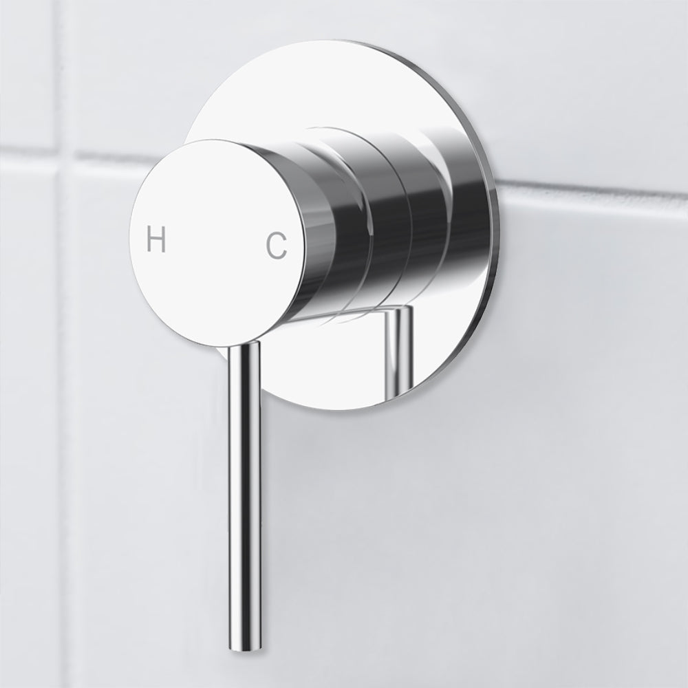 Otus Slimline SS Wall Mixer Trim Kits Chrome - PLC3001SS-TK-CH - Bathroom Hub
