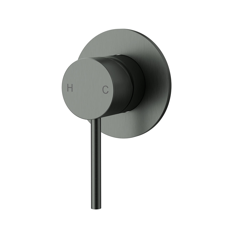 Otus Slimline SS Wall Mixer Trim Kits Gun Metal- PLC3001SS-TK-GM - Bathroom Hub