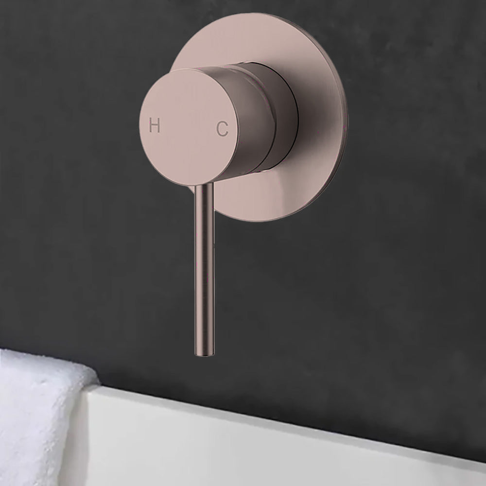 Otus Slimline SS Wall Mixer Trim Kits Brush Bronze - PLC3001SS-TK BB - Bathroom Hub