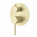 Otus Slimline SS Wall Diverter Mixer Trim Kits French Gold - PLC3002SS-TK-FG - Bathroom Hub