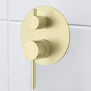 Otus Slimline SS Wall Diverter Mixer Trim Kits French Gold - PLC3002SS-TK-FG - Bathroom Hub