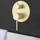 Otus Slimline SS Wall Diverter Mixer Trim Kits French Gold - PLC3002SS-TK-FG - Bathroom Hub