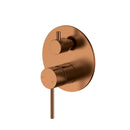 Otus Slimline SS Wall Diverter Mixer Trim Kits Brush Copper - PLC3002SS-TK-BC