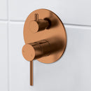 Otus Slimline SS Wall Diverter Mixer Trim Kits Brush Copper - PLC3002SS-TK-BC