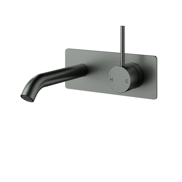 Otus Slimline Wall Basin Mixer Level Up Trim Kit Gunmetal PLC3003SS-LU-TK-GM