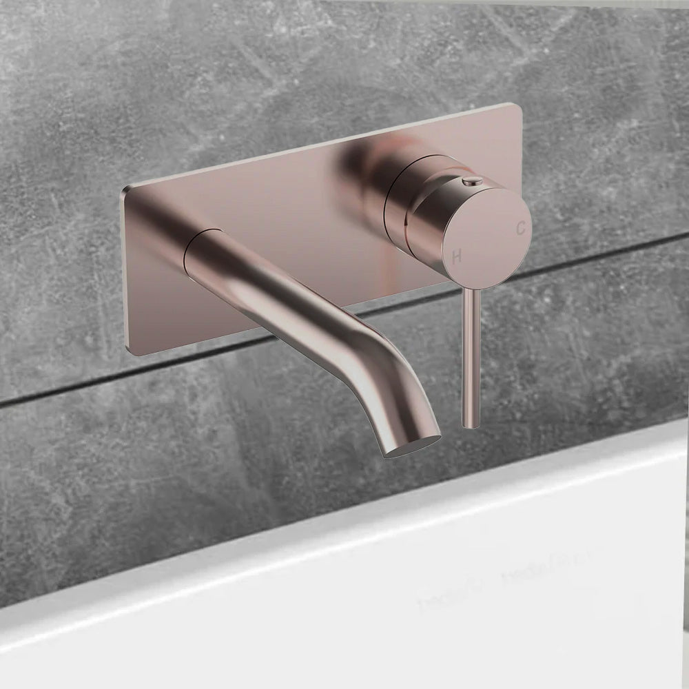 Otus Slimline SS Wall Basin Mixer Trim Kits Brush Bronze PLC3003SS-TK-BB