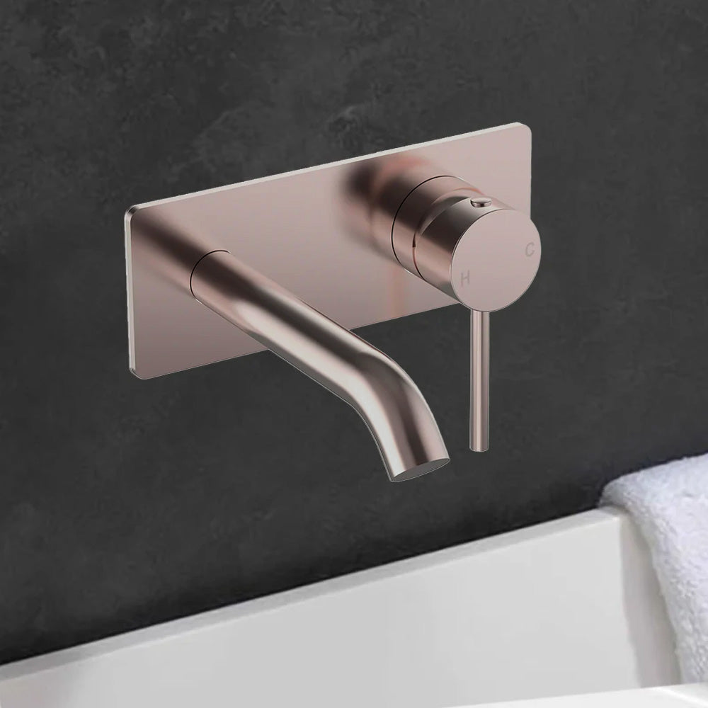 Otus Slimline SS Wall Basin Mixer Trim Kits Brush Bronze PLC3003SS-TK-BB