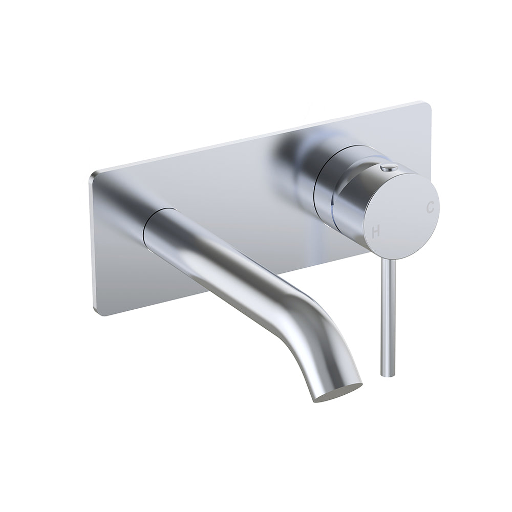 Otus Slimline SS Wall Basin Mixer Trim Kits Chrome PLC3003SS-TK-CH - Bathroom Hub