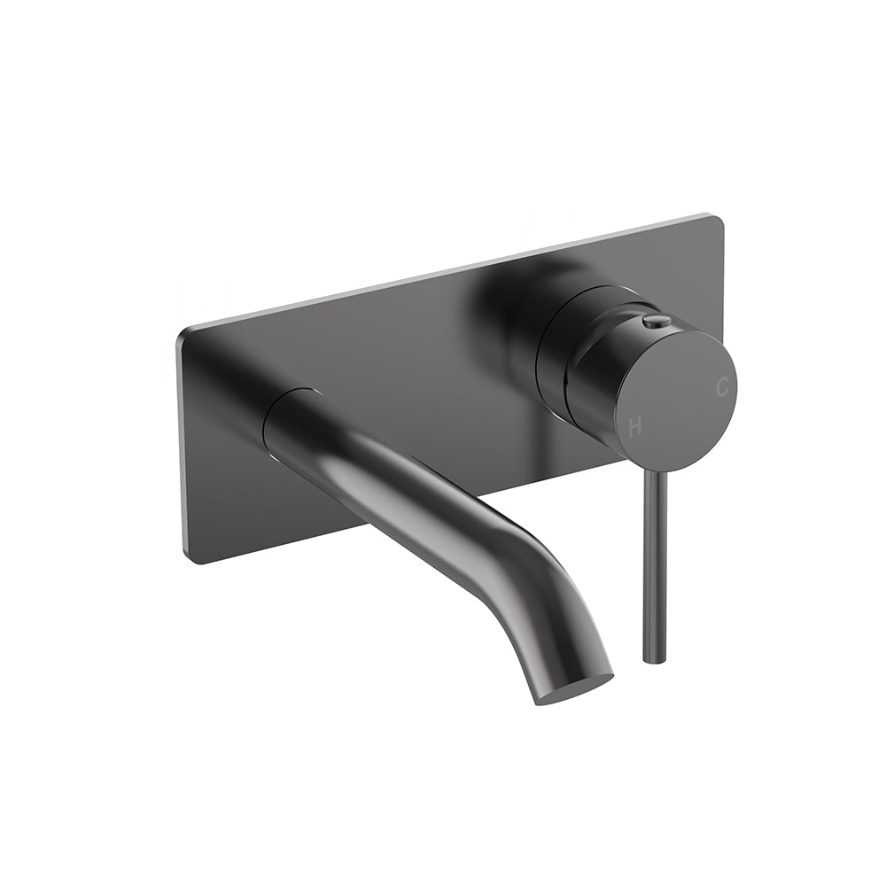 Otus Slimline SS Wall Basin Mixer Trim Kits Gun Metal PLC3003SS-TK-GM - Bathroom Hub