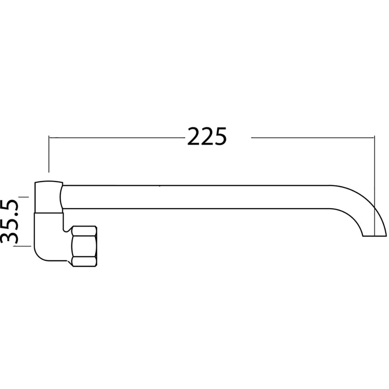 Yale Laundry Spout - PLO225