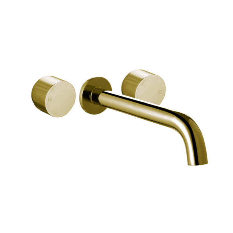 Tana 1/4 Turn C/D Basin/Bath Set Brushed Gold