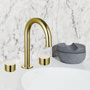 Tana 1/4 Turn C/D Basin Tap Set Brushed Gold - POK90NZ04-BG
