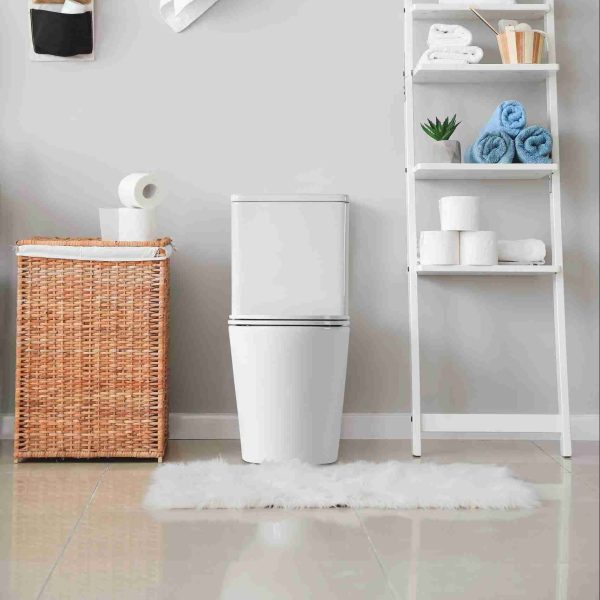 Rimless Tornado Quiet Flush Toilet Suite Matt Black - Bathroom Hub
