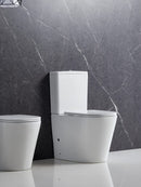 Rimless Tornado Quiet Flush Toilet Suite Matt Grey