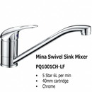 Mina Swivel Sink Mixer PQ1001CH-LF - Bathroom Hub