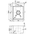 Eden Above/Undermount Laundry Sink 310 x 500mm PR3140LT