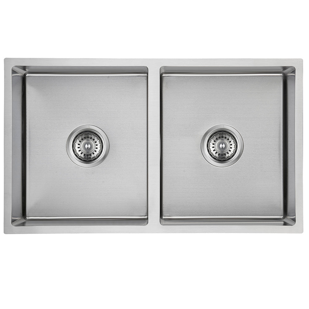 New Cora Double Bowl Kitchen Sink 750 x 440mm PR4034ND - Bathroom Hub