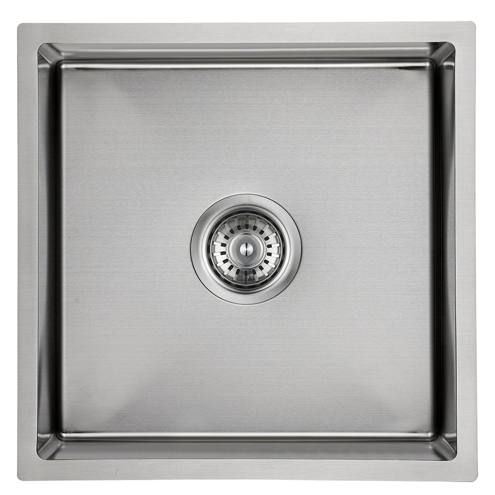 New Cora Single Bowl Kitchen Sink 440 x 440mm PR4040N - Bathroom Hub