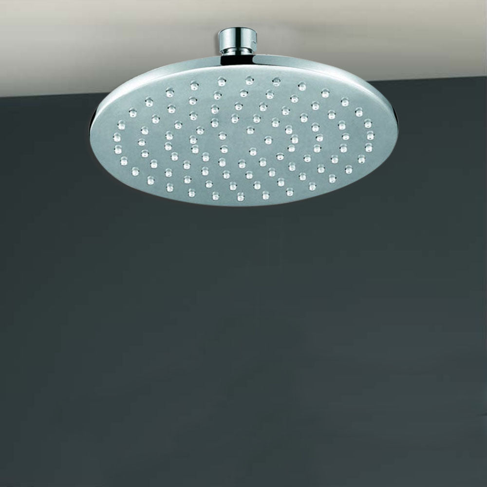 Cora Round Shower Head 200mm Chrome PRB1056N - Bathroom Hub