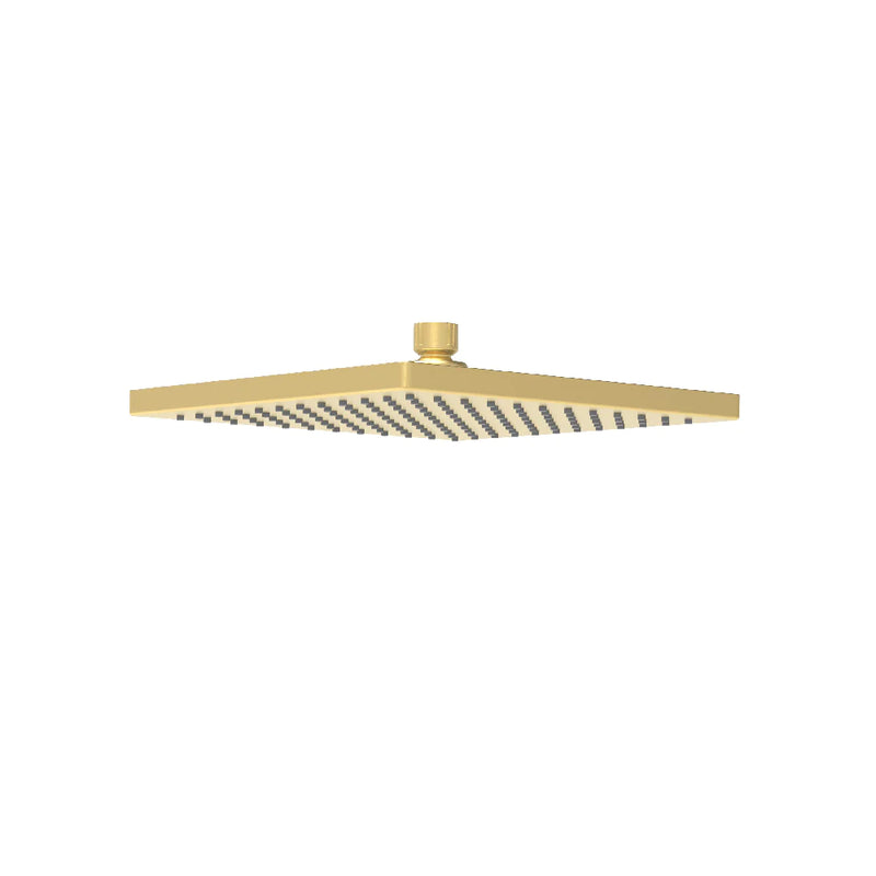 Rosa Square Shower Head 250mm Brushed Gold - PRP321001-BG