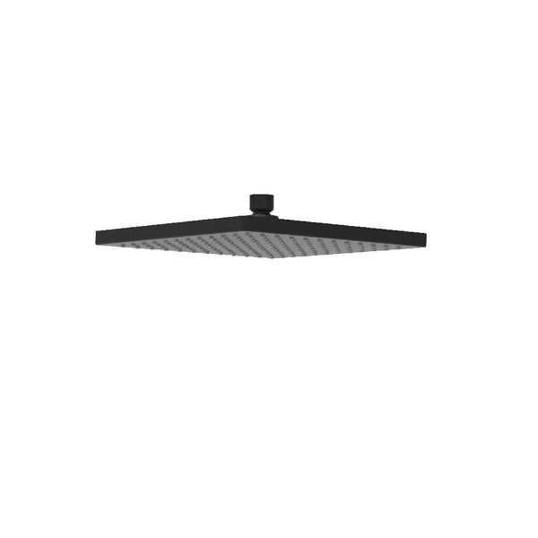 Rosa Square Shower Head 250mm Matt Black - PRP321001-B