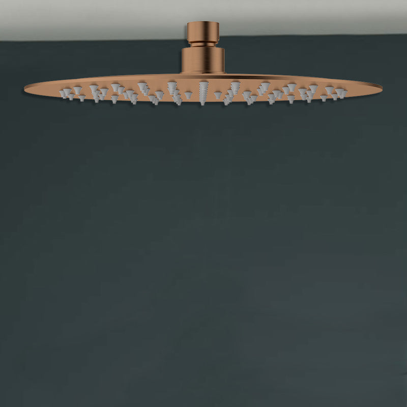 Dove Round SS Shower Head 250mm Brush Copper - PRS0901N-R-BC