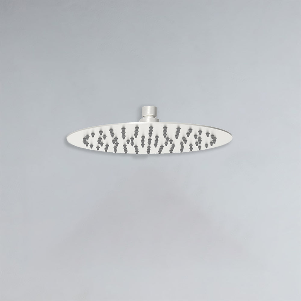 Dove Round SS Shower Head 250mm Brushed Nickel PRS0901N-R-BN - Bathroom Hub