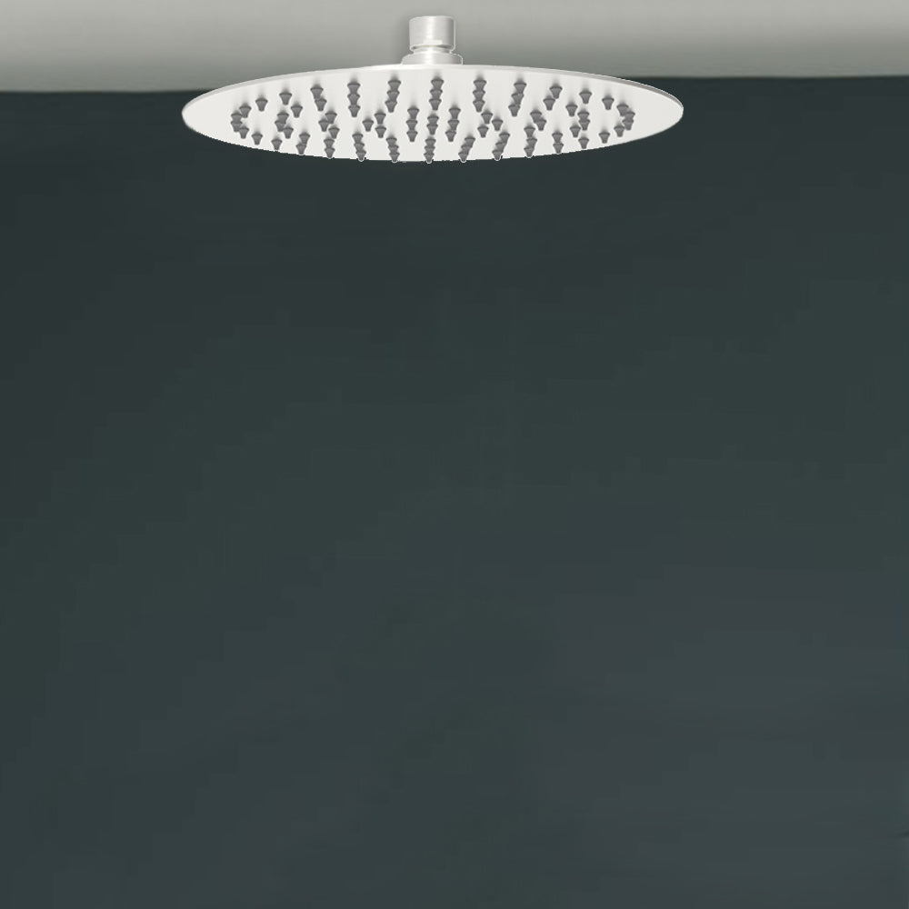 Dove Round SS Shower Head 250mm Brushed Nickel PRS0901N-R-BN - Bathroom Hub