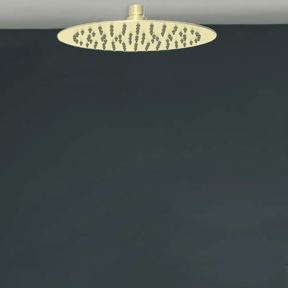 Dove Round SS Shower Head 250mm French Gold - PRS0901N-R-FG
