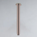 Round Vertical Shower Arm 300mm Brush Bronze PRY001-BB