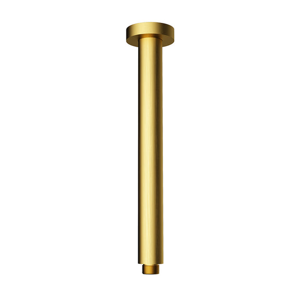 Round Vertical Arm 300mm Brushed Gold PRY001-BG